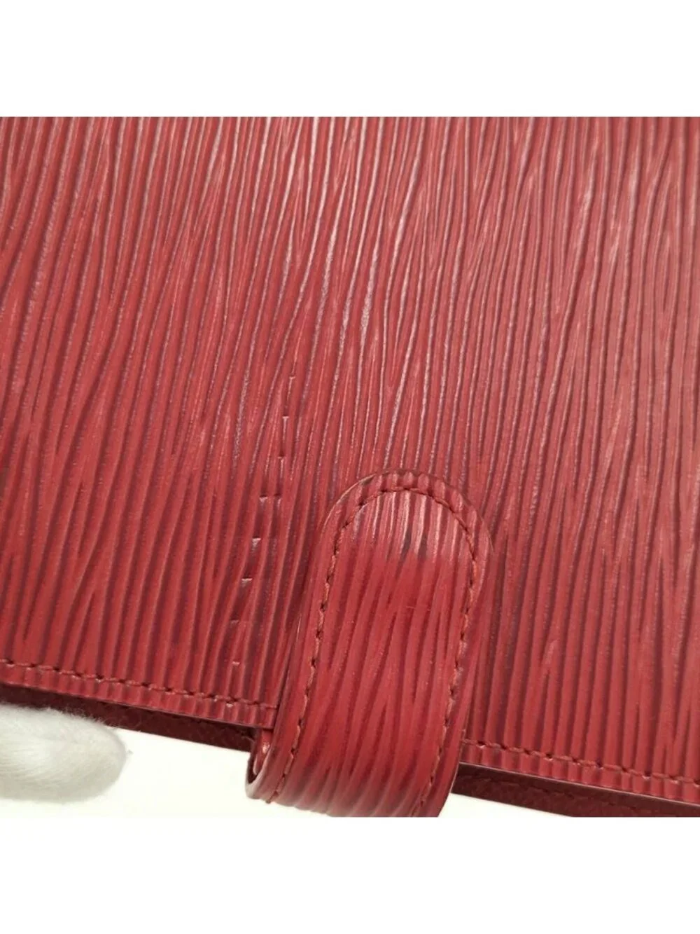 Louis Vuitton Agenda PM Notebook Cover Epi Castilian Red